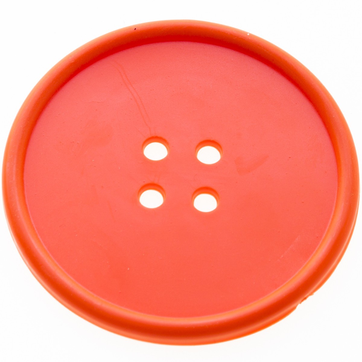 Button Coaster 100mm, Natural Rubber, Seven Colours - Image 4
