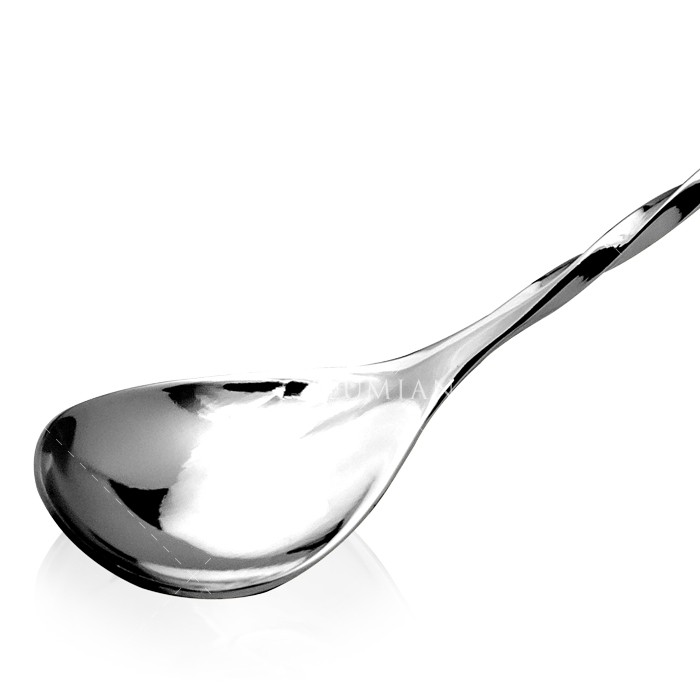 Hoffman Bar Spoon 30cm, Spiral Stem, 5 Plated Finishes - Image 11