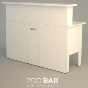 Wooden Bar Counter 150cm, Folds Down in 60 Seconds