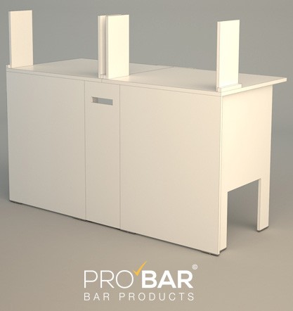Wooden Bar Counter 150cm, Folds Down in 60 Seconds - Image 5