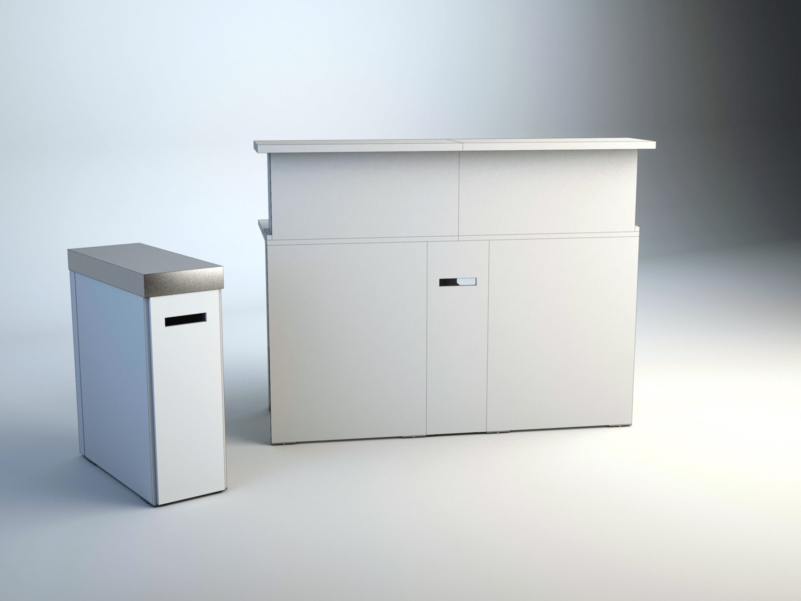 Wooden Bar Counter 150cm, Folds Down in 60 Seconds - Image 11