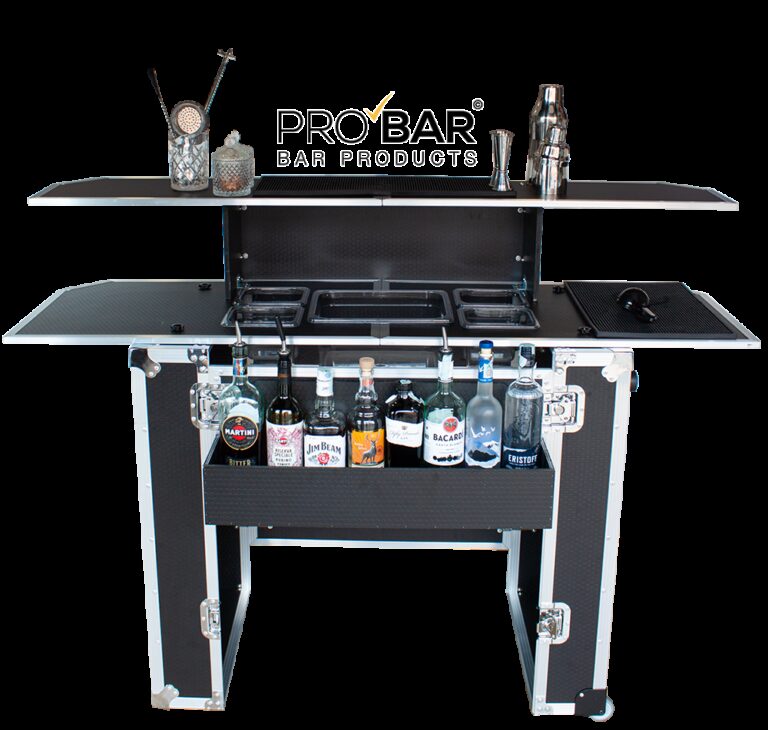 Bar Trolley PRO 160cm, Folds into a Wheeled Case