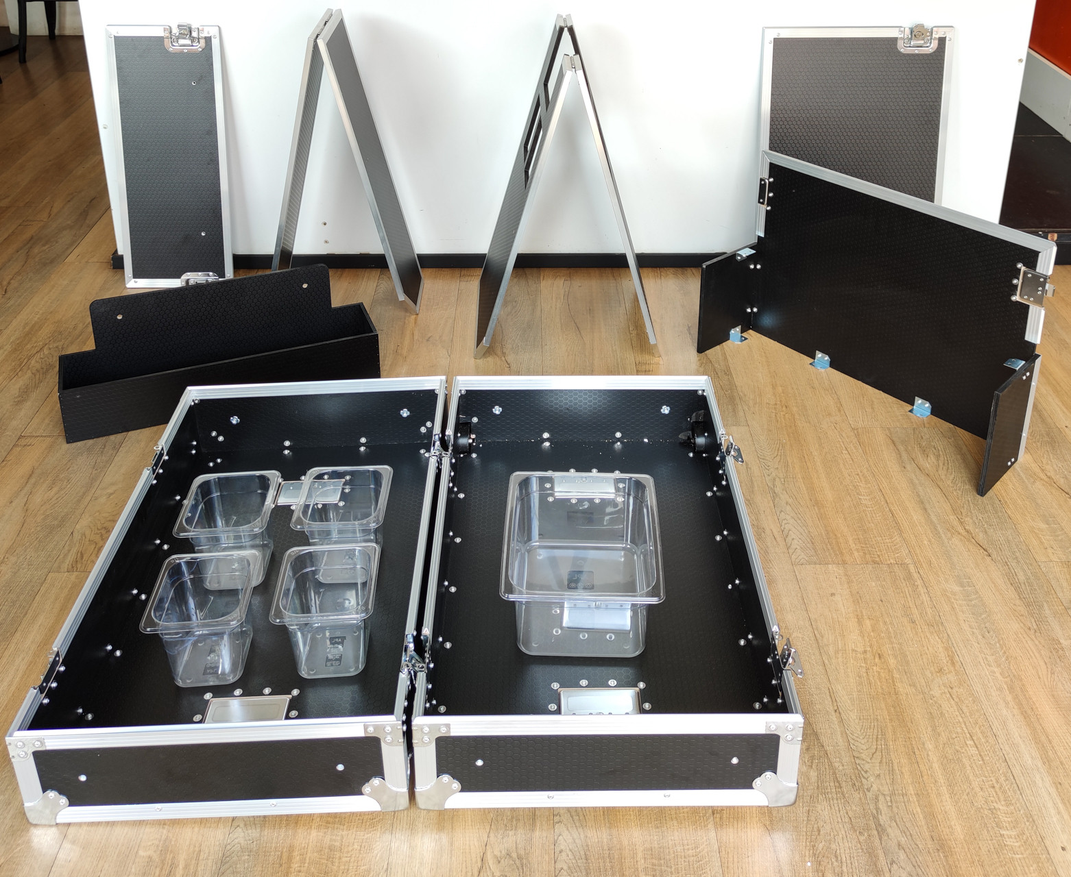 Bar Trolley PRO 160cm, Folds into a Wheeled Case - Image 11