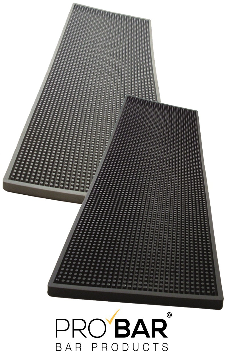 Bar Mat 60 x 20cm, Natural Rubber, Reinforced Edge