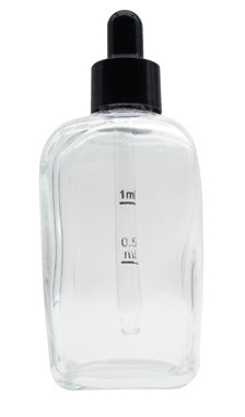Dropper Bottle 100ml, Graduated Scale and Pipette - Image 2