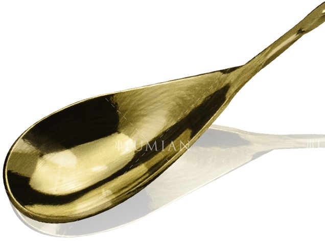 Bar Spoon Drop 40cm, Twisted Stem, Teardrop End, 5 Plated Finishes - Image 13