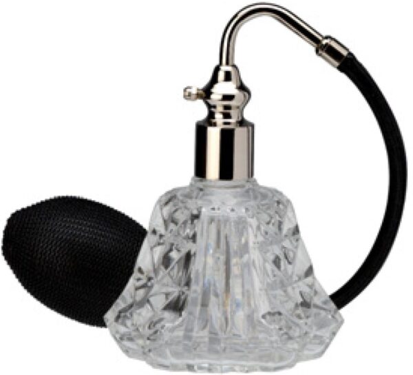 Cocktail Atomiser Old Fashioned 100ml, Glass with Vintage Bulb Sprayer