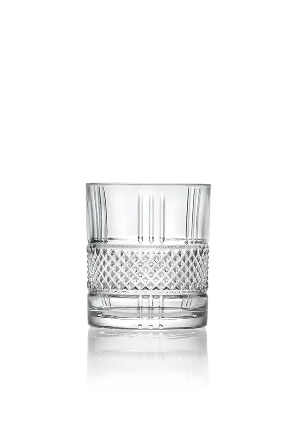 Old Fashioned Glass Brillante 340ml, Engraved Luxion Crystal Glass (Pack of 6) - Image 4