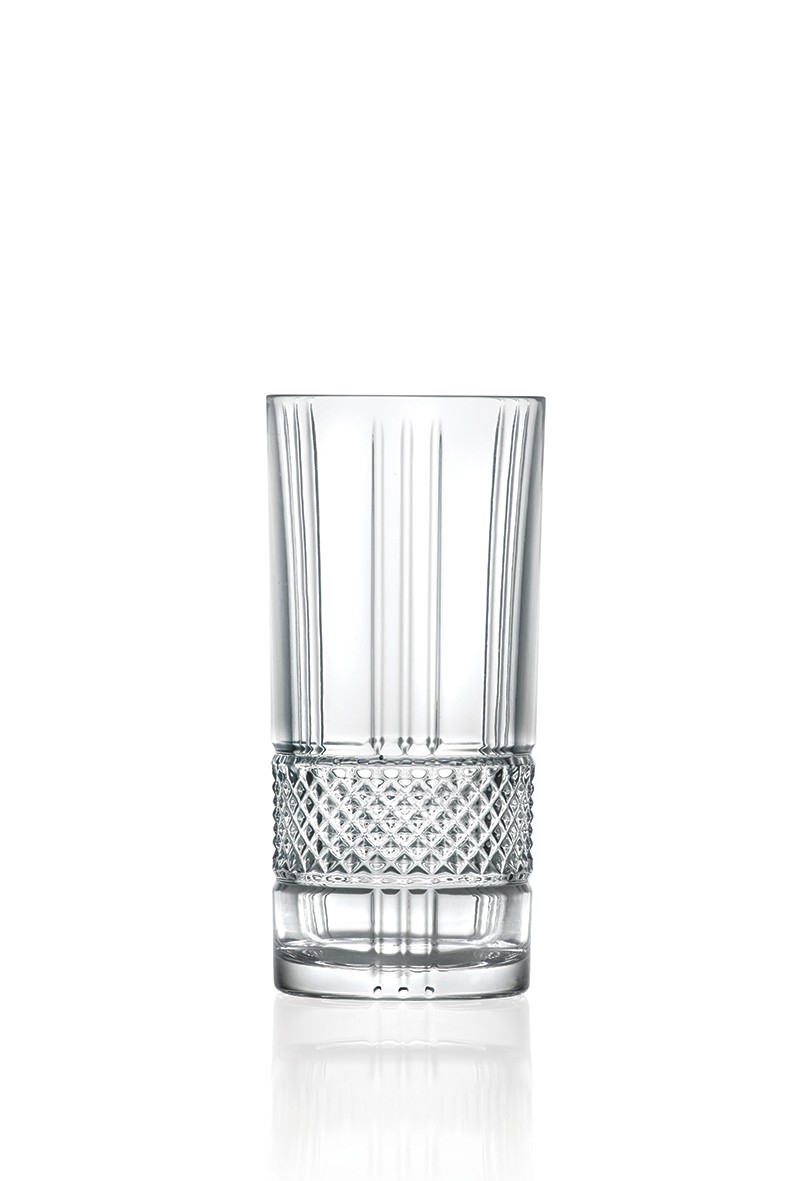 Collins Glass Brillante 370ml, Engraved Crystal Glass (Pack of 6) - Image 4