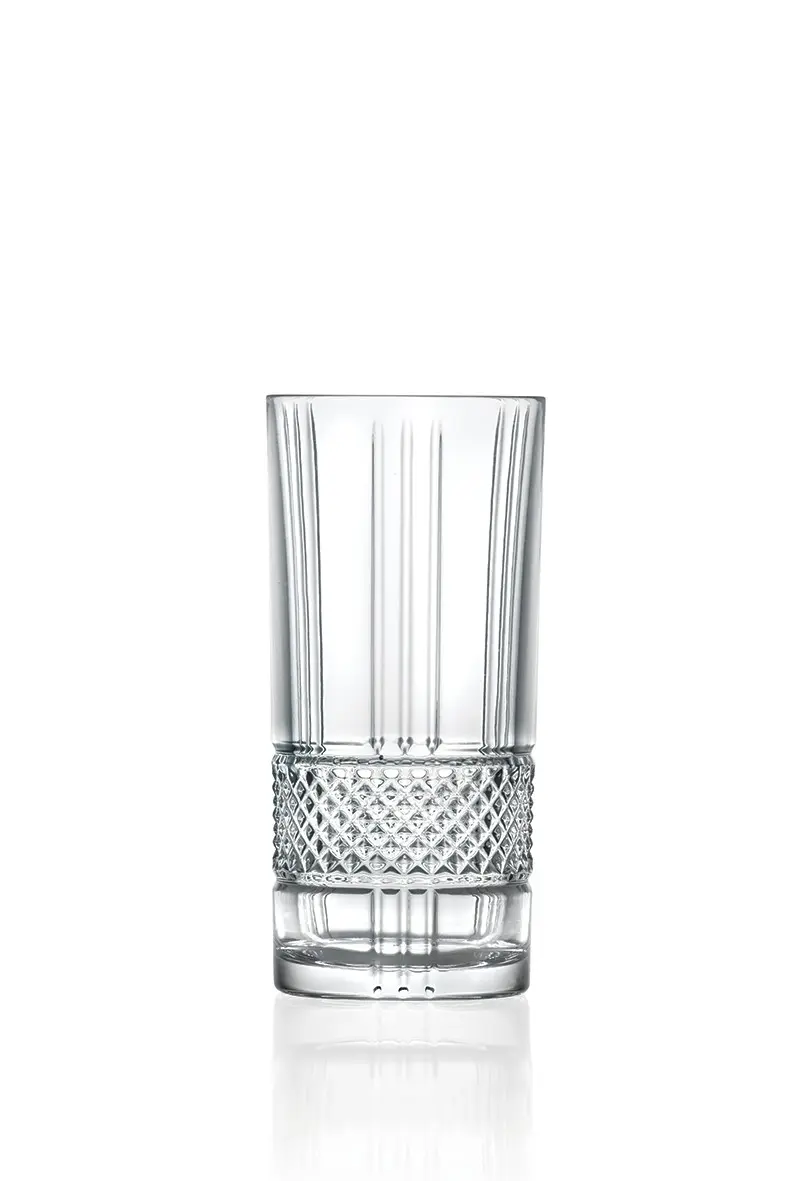 Collins Glass Brillante 370ml, Engraved Crystal Glass (Pack of 6) - Image 4