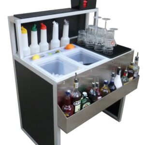 Portable Bar Station Smart 90cm, Stainless Steel