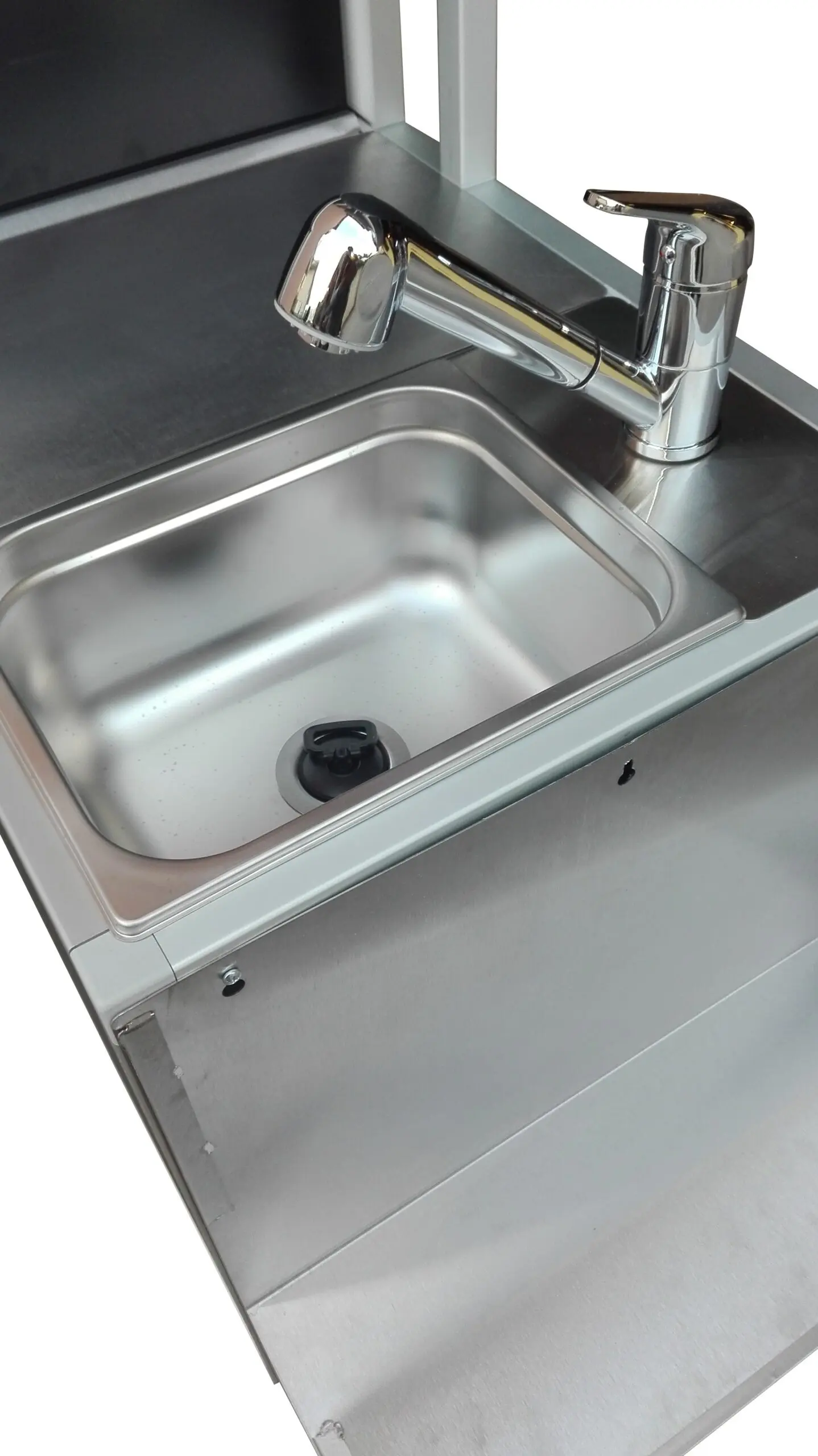 Mobile Sink Module 50cm, Stainless Steel, 20kg - Image 4