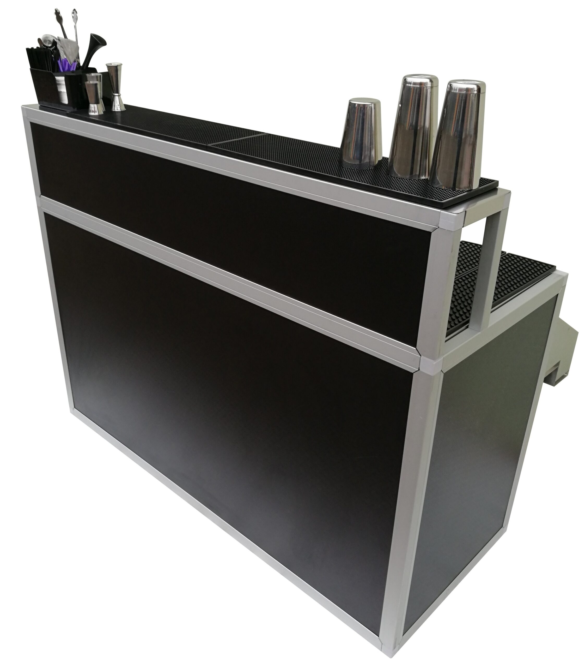 Mobile Bar Station with Sink Professional, 150cm - Image 11