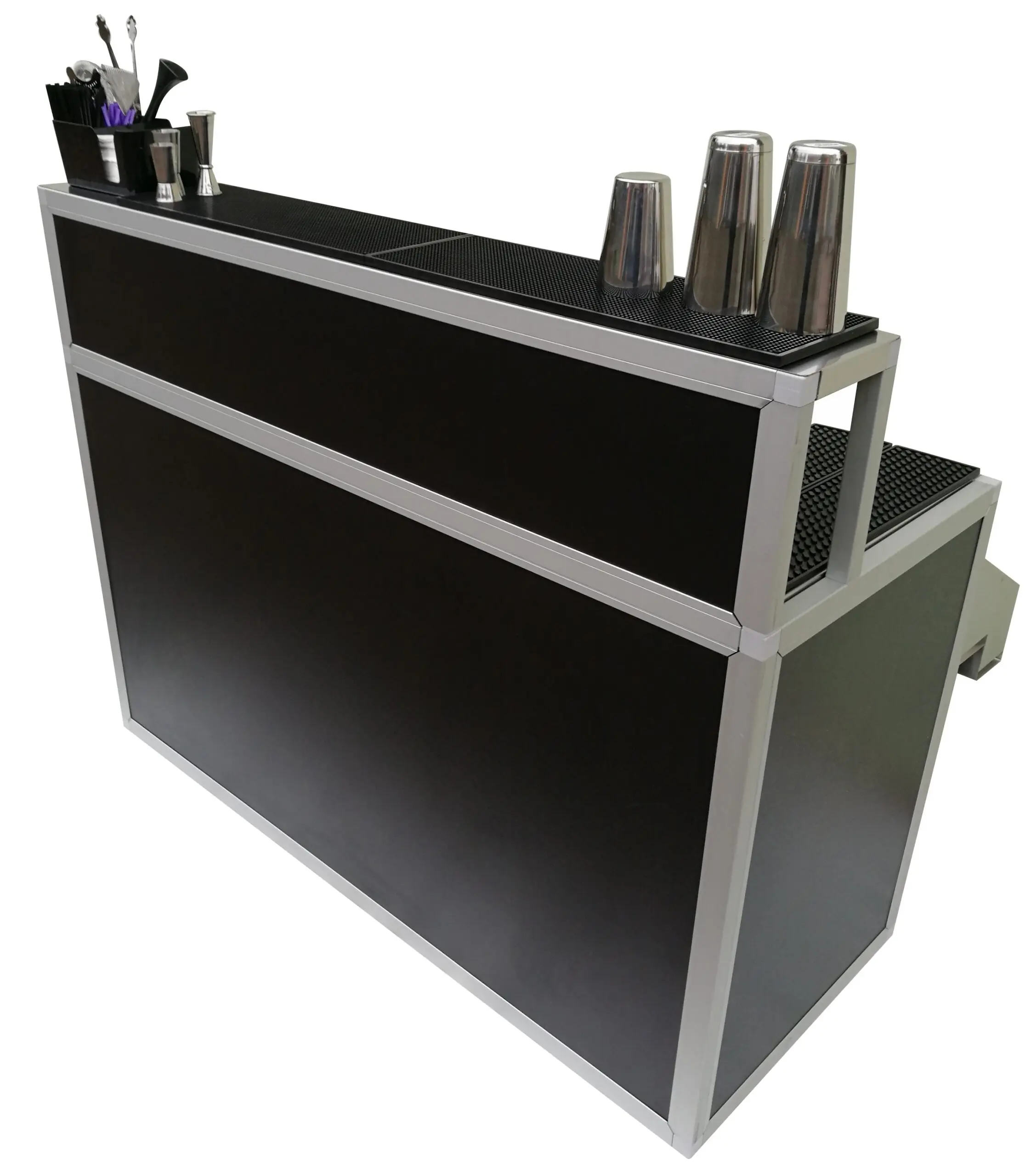 Mobile Bar Station with Sink Professional, 150cm - Image 12