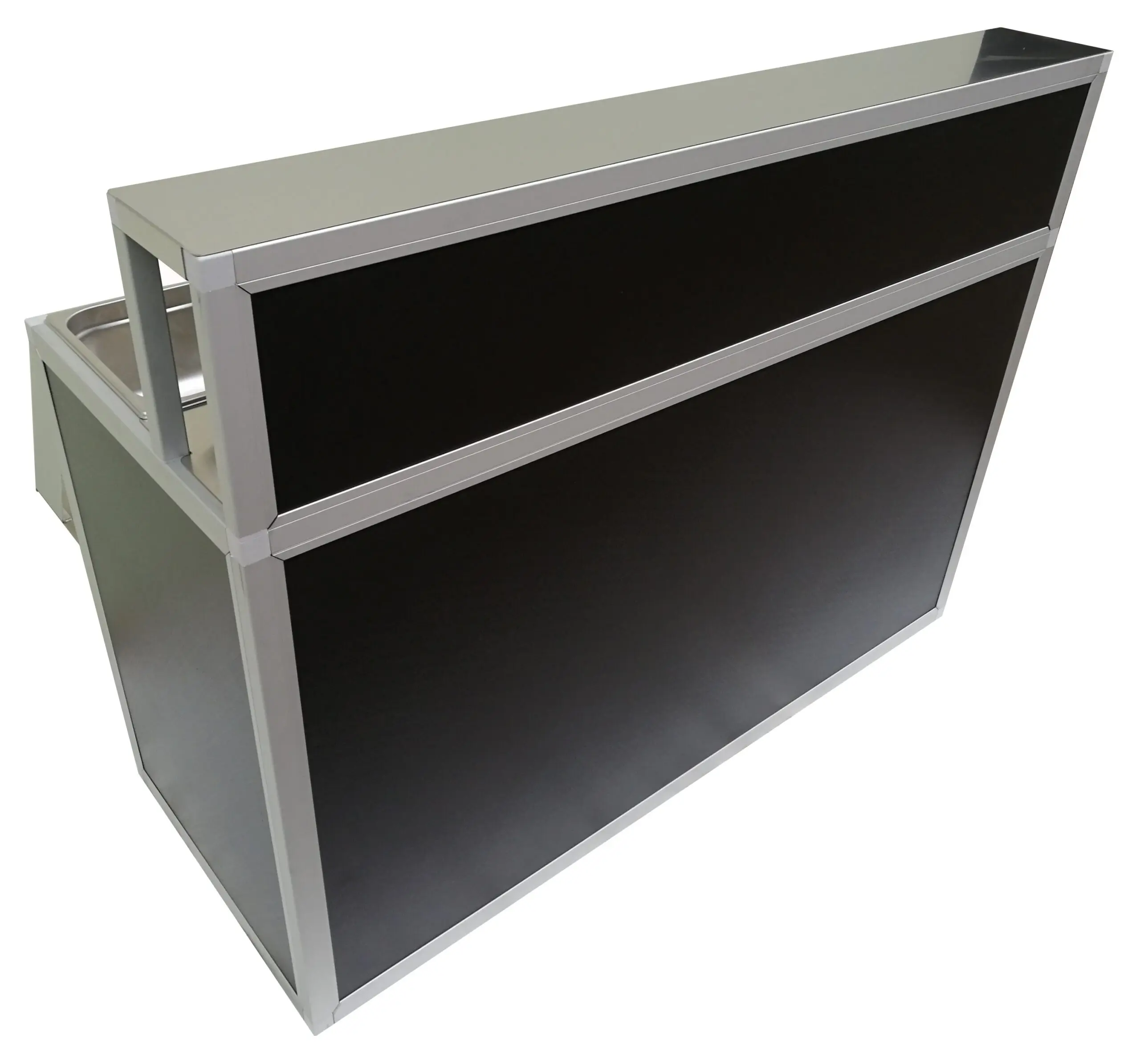 Mobile Bar Station with Sink Professional, 150cm - Image 10