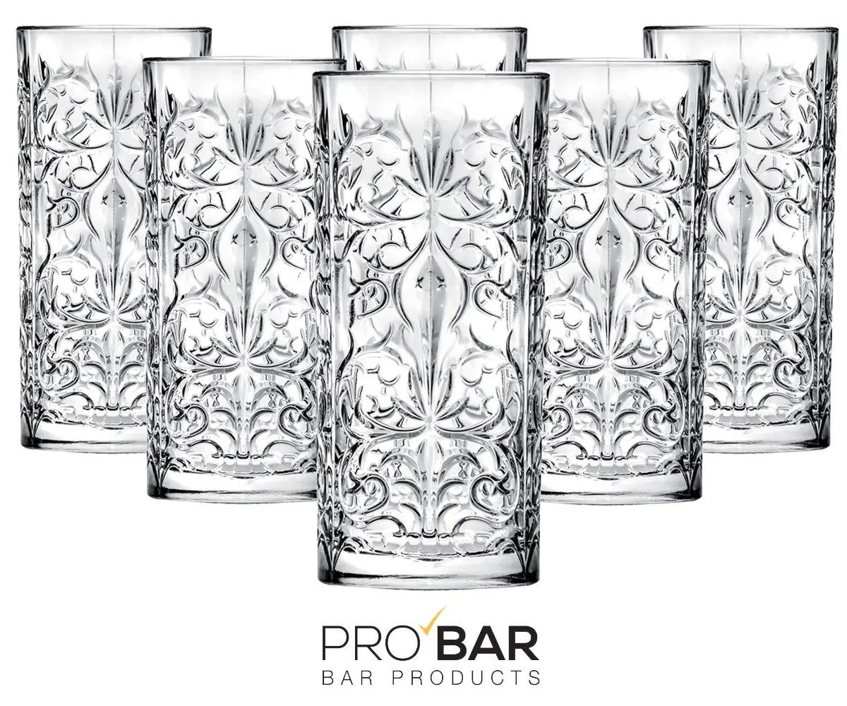 Engraved Highball Glass Tattoo 370ml (Pack of 6) - Image 2