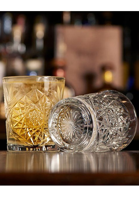 Hobstar Old Fashioned Glass 350ml (Pack of 12) - Image 4