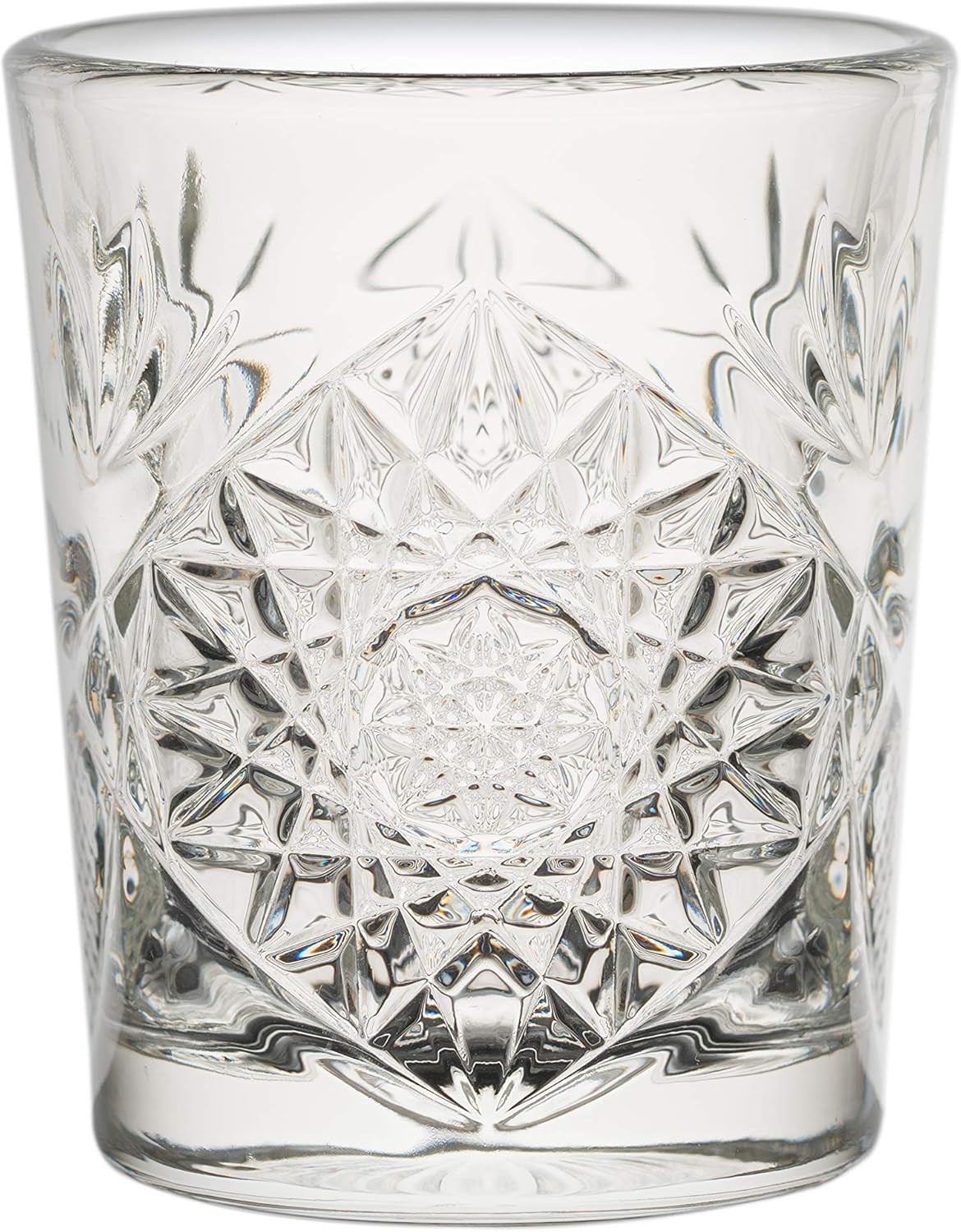 Shot Glass Hobstar 60ml, Geometric Hobstar Cut (Pack of 12) - Image 3
