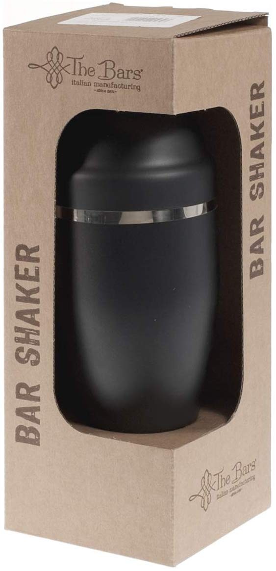 Matt Black Cobbler Shaker 500ml, Stainless Steel - Image 3