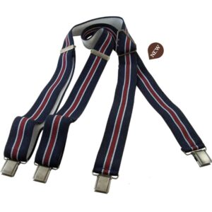 Bartender Braces, Blue Elastic Fabric, One Size