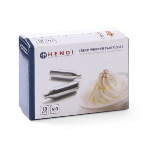Cream Chargers N2O 8g, Recyclable Steel (Pack of 10)
