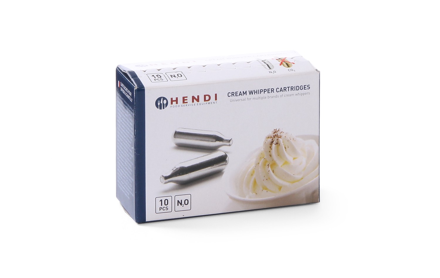 N2O cream chargers, ten 8g capsules