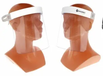 Face Shield, Unbreakable Polypropylene, Headband Fit - Image 2