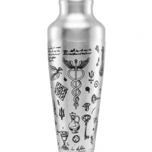 Parisienne Cocktail Shaker Alchemy 550ml, 18/10 Stainless Steel