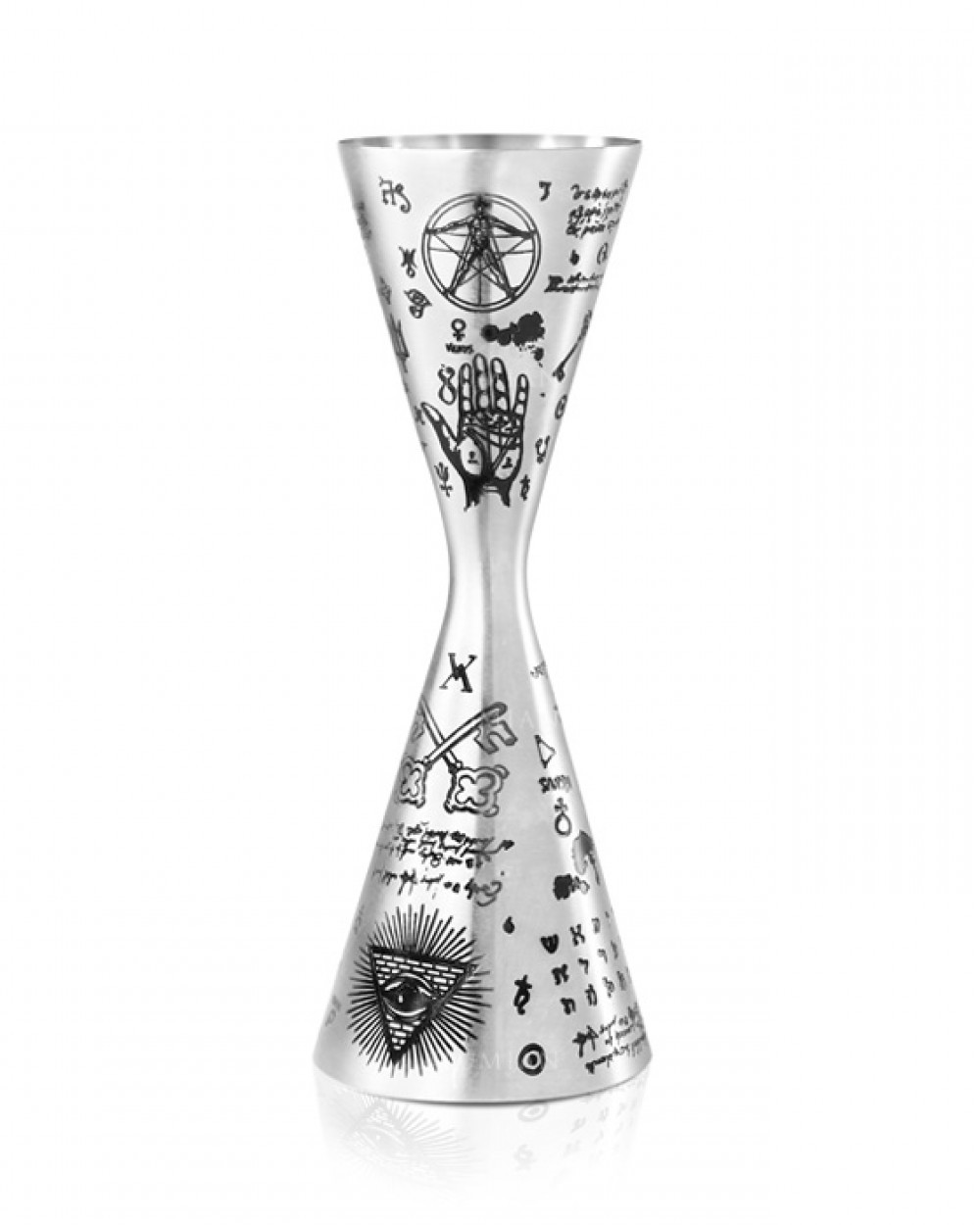 Jigger Alchemy with Inside Markings, Stainless Steel, 30/45, 30/60 or 60/90ml - Image 2