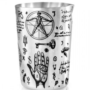 Mixing Tin Alchemy Lumian, One-Piece Stainless Steel Mixing Glass