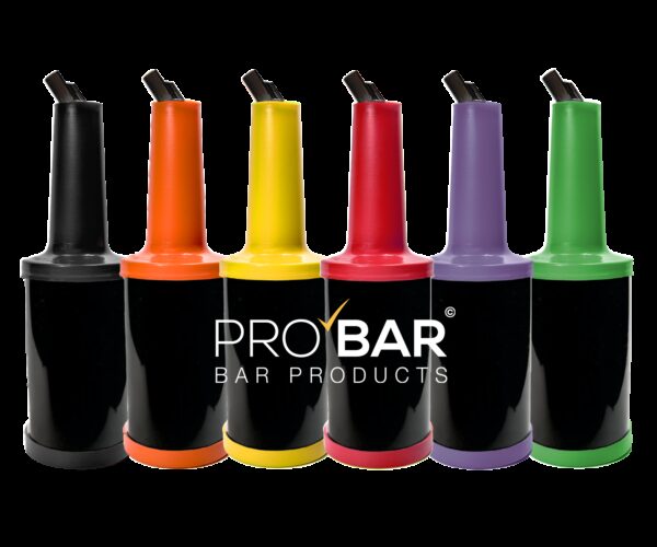 Speed Bottle Black 1 Litre with Vented Pourer