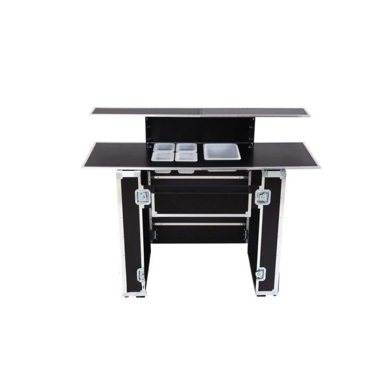 Portable Bar Trolley 160cm, Folding, 25kg, Phenolic Water-Repellent Finish - Image 5