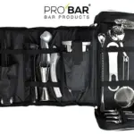 bartender bag with 4-piece bartender kit