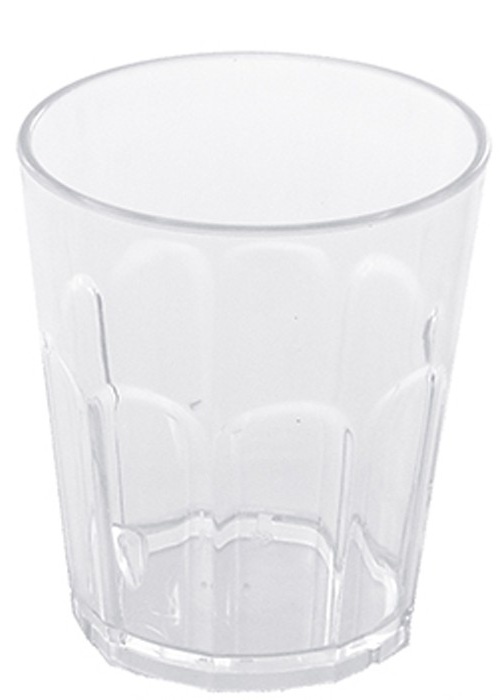 Polycarbonate Rocks Glass 270ml, Medium, Unbreakable, Stackable
