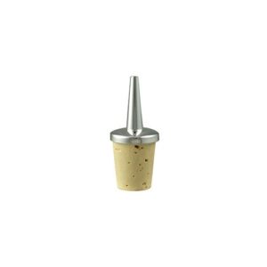 Dasher Top for Bitters, Chrome Finish with Cork Base