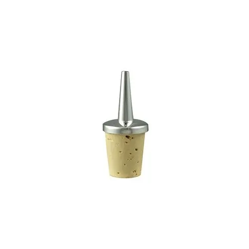 Dasher Top for Bitters, Chrome Finish with Cork Base