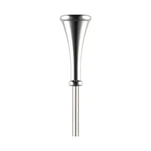 smooth bar spoon by The Bars, 45cm stainless steel, plain round stem with teardrop bowl and muddler head