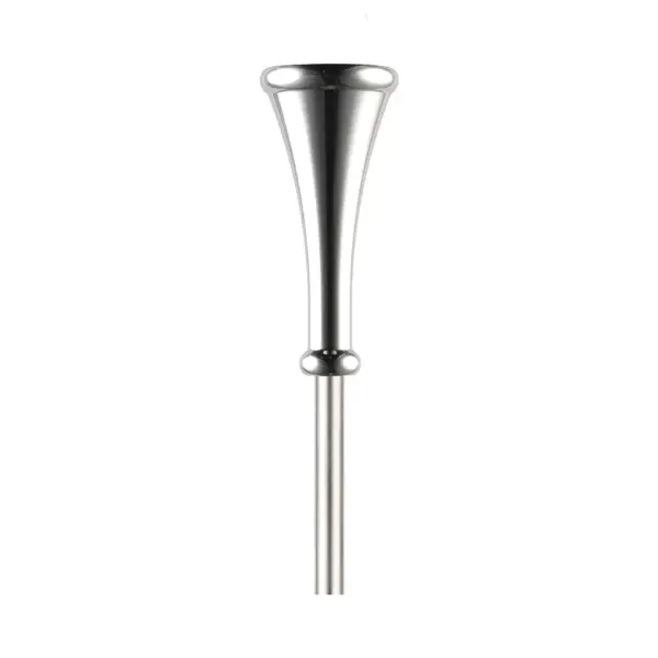 smooth bar spoon by The Bars, 45cm stainless steel, plain round stem with teardrop bowl and muddler head