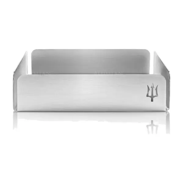 bitters bottle holder Ade by Lumian, low-sided tray in satin 18/10 stainless steel