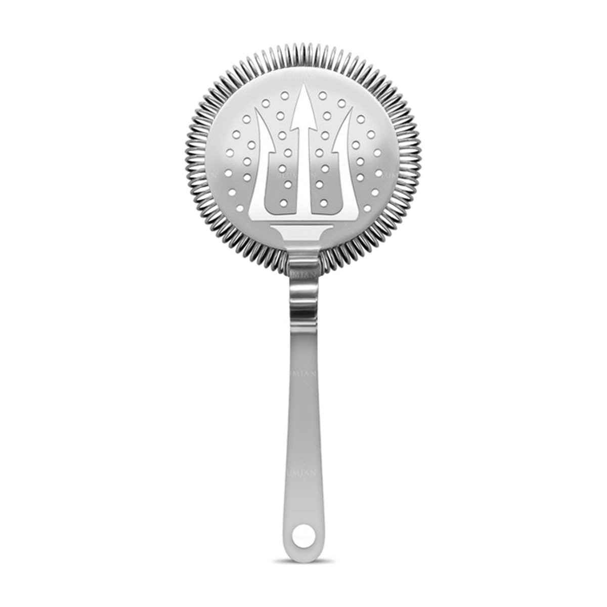 hawthorne strainer Venus: detail of the Lumian Venus #1 handle with the two bends that give three working positions