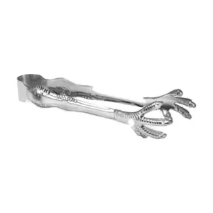 Ice Tongs Eagle 20cm, Claw Tips, Stainless Steel