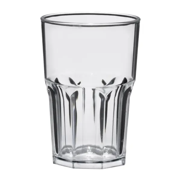unbreakable glass Granity Clear 400ml in clear SAN polymer