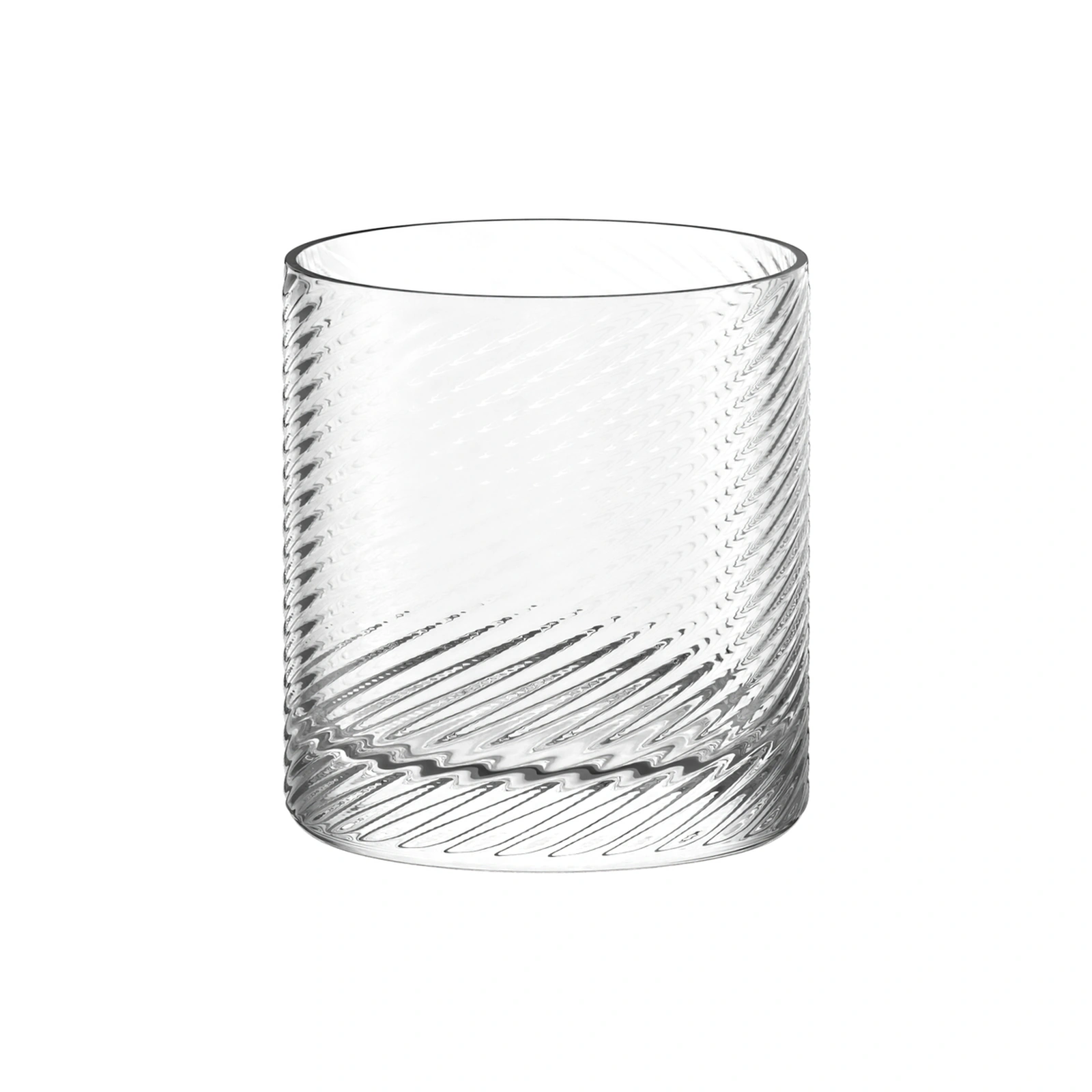 whisky glass: Berlin by Stölzle Lausitz, 300ml, low straight tumbler with a wave relief