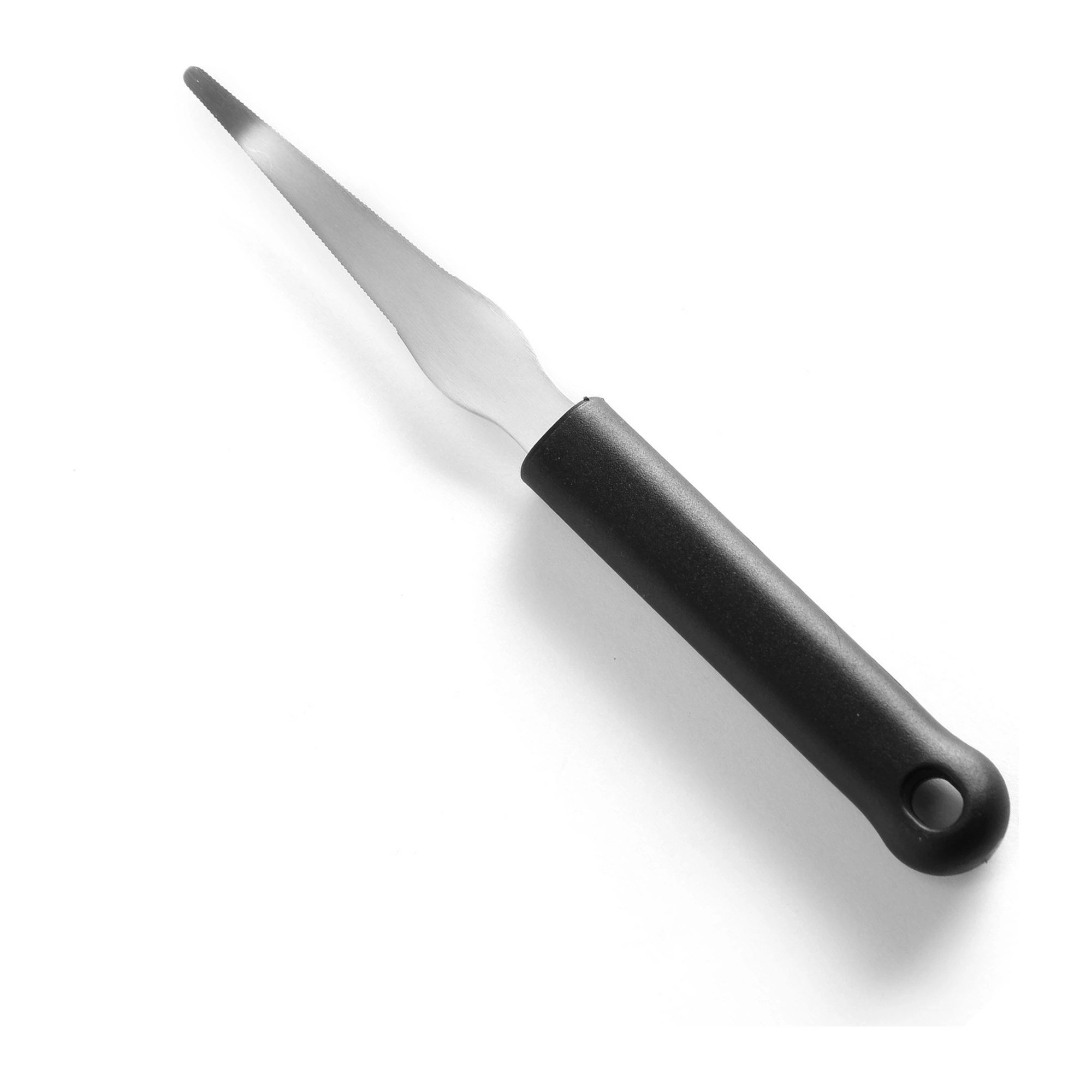 grapefruit knife: 10cm curved blade and black handle