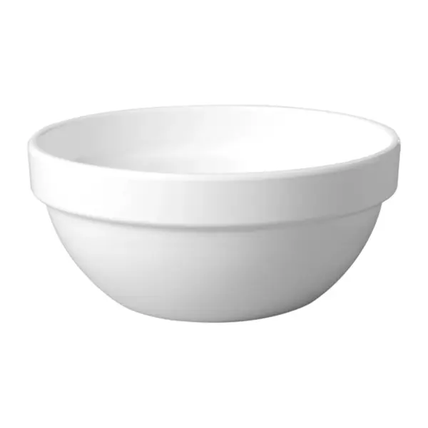 Snack bowls: APS Friendly bowl in white recycled PET, 10cm diameter, 4.5cm high, 150ml