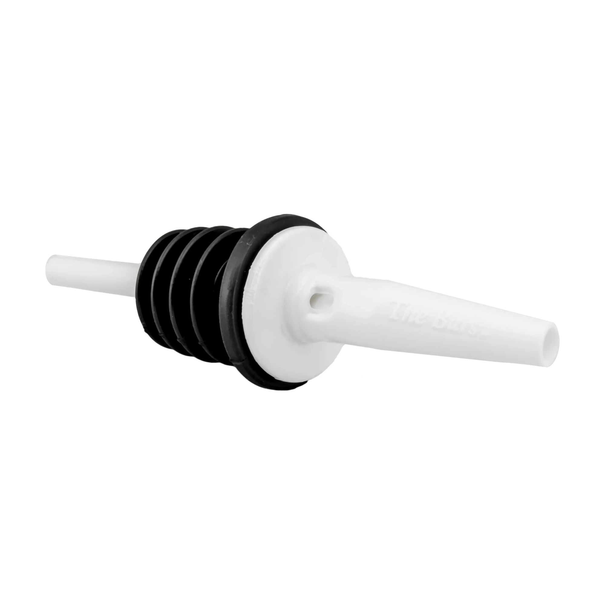 Pour Spout Pro Pourer, Polycarbonate with Rubber Base, Eight Colours, White