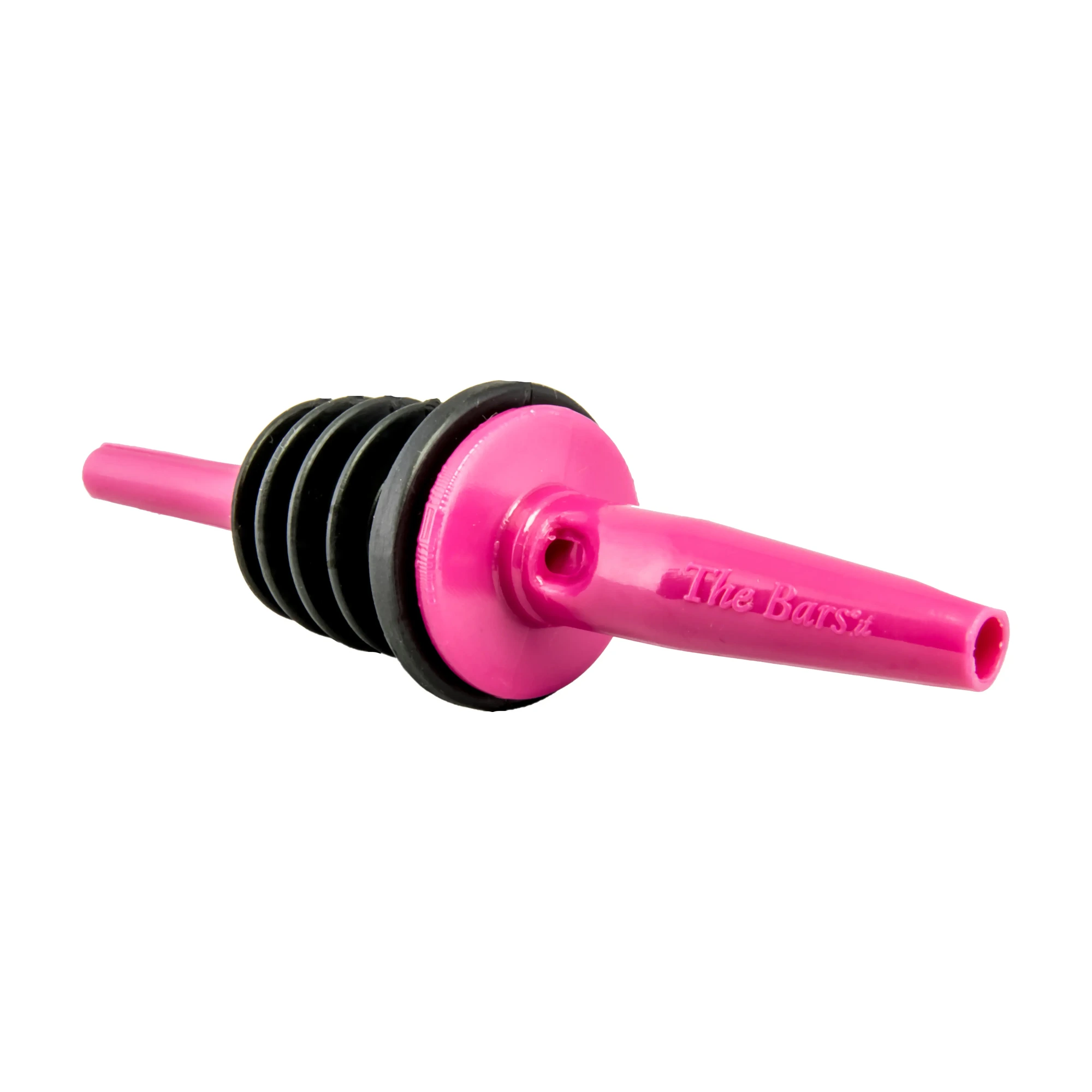 Pour Spout Pro Pourer, Polycarbonate with Rubber Base, Eight Colours, Fuchsia