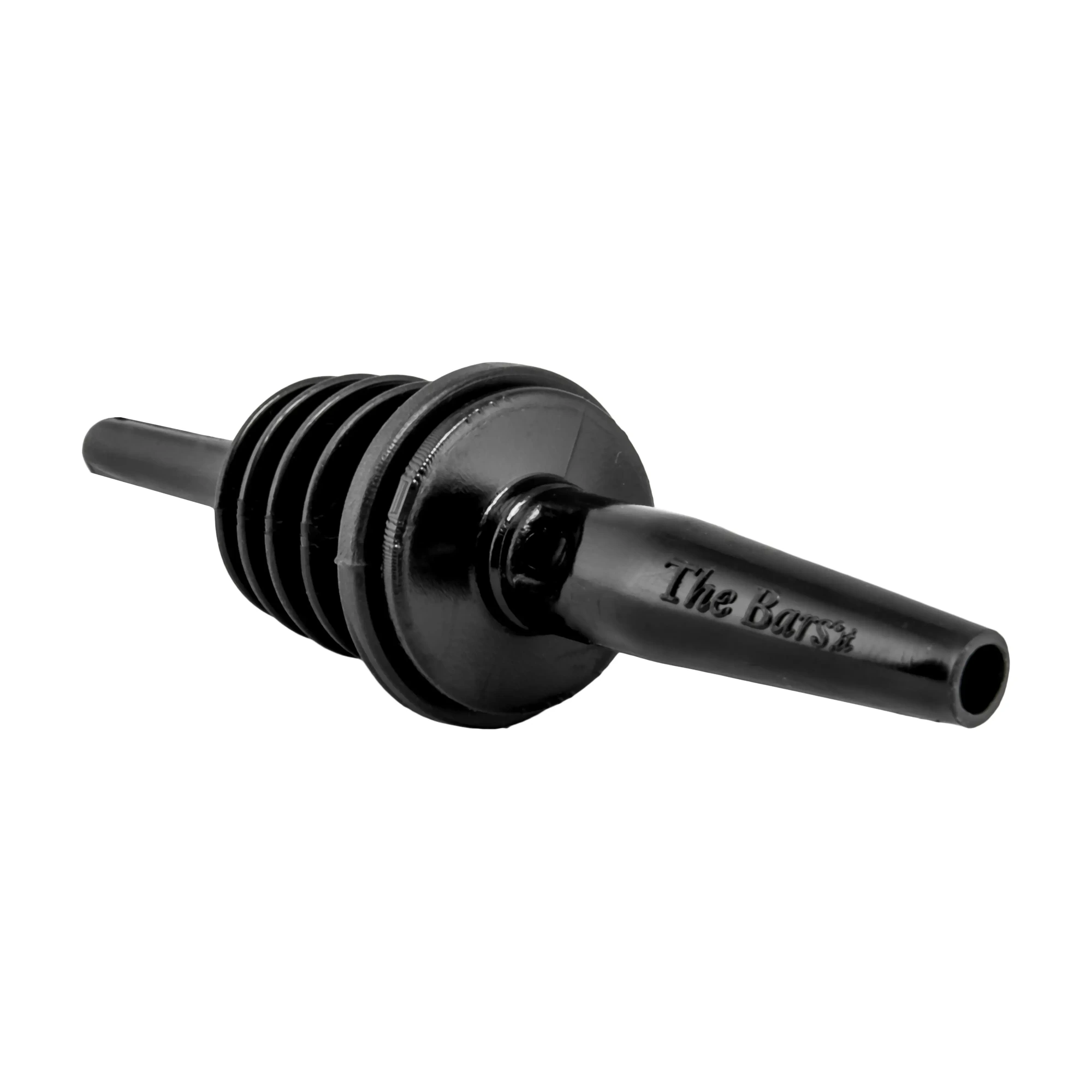Pour Spout Pro Pourer, Polycarbonate with Rubber Base, Eight Colours, Black