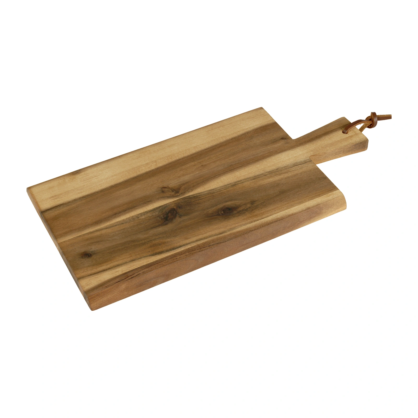 Kesper acacia charcuterie board with handle, 35 x 18cm: 27.5cm of usable surface